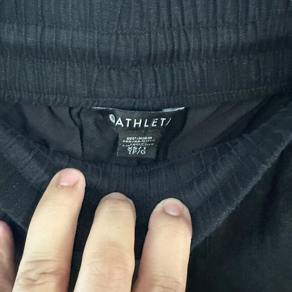 Athleta Retreat Linen Wide Leg Pant  Black XS Tall #658547 Vacation Resort Beach - Picture 4 of 12